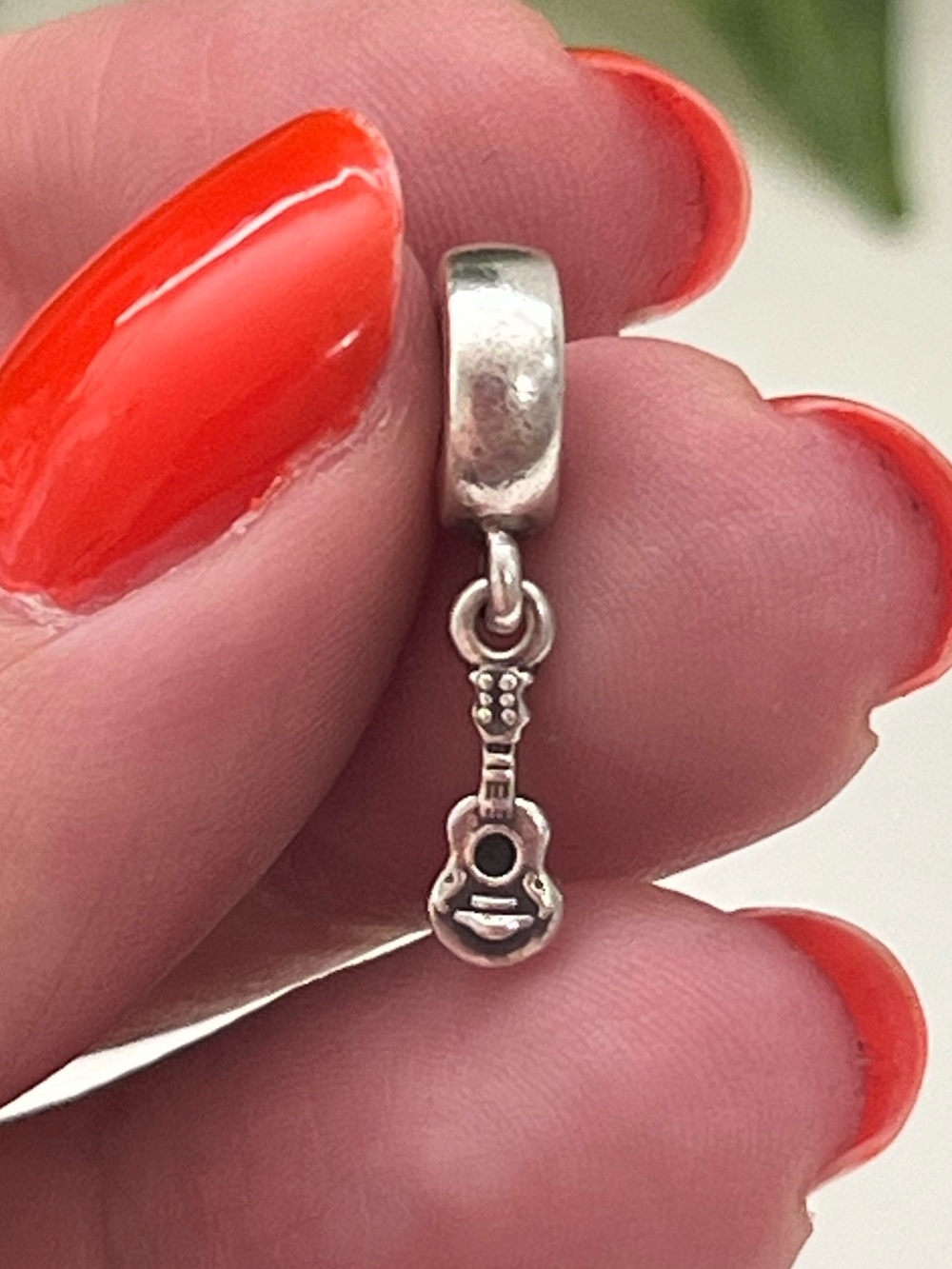 Rare Pandora Guitar Dangle Charm 🎸 925, Music, Retired